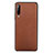 Funda Lujo Cuero Carcasa para Huawei Honor 9X Pro Marron