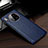 Funda Lujo Cuero Carcasa para Huawei Mate 30 5G Azul