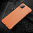 Funda Lujo Cuero Carcasa para Huawei Nova 7i Naranja