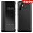 Funda Lujo Cuero Carcasa para Huawei P30 Pro New Edition Negro