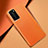 Funda Lujo Cuero Carcasa para Huawei P40 Naranja