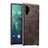 Funda Lujo Cuero Carcasa para Samsung Galaxy Note 10 Plus 5G Marron