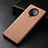 Funda Lujo Cuero Carcasa para Vivo Nex 3 Naranja