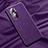 Funda Lujo Cuero Carcasa QK1 para Huawei Honor 50 5G Morado