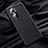 Funda Lujo Cuero Carcasa QK1 para Huawei Honor 50 5G Negro