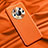 Funda Lujo Cuero Carcasa QK1 para Huawei Honor Magic3 Pro+ Plus 5G Naranja