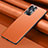 Funda Lujo Cuero Carcasa QK1 para Samsung Galaxy A23 5G Naranja