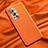 Funda Lujo Cuero Carcasa QK1 para Vivo X70 Pro 5G Naranja