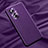 Funda Lujo Cuero Carcasa QK1 para Vivo X70t Morado