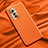 Funda Lujo Cuero Carcasa QK1 para Vivo X70t Naranja