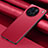 Funda Lujo Cuero Carcasa QK1 para Vivo X90 Pro 5G Rojo
