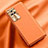 Funda Lujo Cuero Carcasa QK1 para Xiaomi Redmi K50 5G Naranja