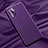 Funda Lujo Cuero Carcasa QK1 para Xiaomi Redmi Note 10 5G Morado