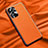 Funda Lujo Cuero Carcasa QK1 para Xiaomi Redmi Note 10S 4G Naranja