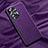 Funda Lujo Cuero Carcasa QK2 para Samsung Galaxy A72 4G Morado