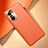 Funda Lujo Cuero Carcasa QK2 para Xiaomi Mi 11i 5G Naranja