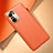 Funda Lujo Cuero Carcasa QK2 para Xiaomi Poco F3 5G Naranja