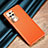 Funda Lujo Cuero Carcasa QK2 para Xiaomi Redmi K50 5G Naranja