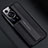 Funda Lujo Cuero Carcasa QK3 para Huawei P60 Negro