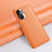 Funda Lujo Cuero Carcasa QK3 para Xiaomi Redmi K40 5G Naranja