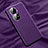 Funda Lujo Cuero Carcasa QK4 para Huawei P50 Pro Morado