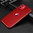 Funda Lujo Cuero Carcasa R01 para Apple iPhone 11 Rojo