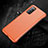 Funda Lujo Cuero Carcasa R01 para Huawei Honor V30 5G Naranja