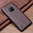 Funda Lujo Cuero Carcasa R01 para Huawei Mate 20 Pro Marron