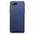 Funda Lujo Cuero Carcasa R01 para Oppo K1 Azul