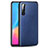 Funda Lujo Cuero Carcasa R01 para Oppo K7 5G Azul