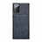 Funda Lujo Cuero Carcasa R01 para Samsung Galaxy Note 20 5G Gris Oscuro