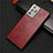 Funda Lujo Cuero Carcasa R01 para Samsung Galaxy Note 20 Ultra 5G Rojo