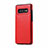 Funda Lujo Cuero Carcasa R01 para Samsung Galaxy S10 Plus Rojo