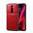 Funda Lujo Cuero Carcasa R01 para Xiaomi Redmi K20 Pro Rojo