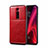 Funda Lujo Cuero Carcasa R01 para Xiaomi Redmi K20 Rojo