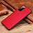 Funda Lujo Cuero Carcasa R02 para Huawei Honor V30 5G Rojo