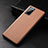 Funda Lujo Cuero Carcasa R02 para Samsung Galaxy S20 5G Naranja