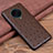 Funda Lujo Cuero Carcasa R02 para Xiaomi Redmi K30 Pro 5G Marron