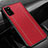 Funda Lujo Cuero Carcasa R03 para Huawei Honor V30 5G Rojo