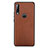 Funda Lujo Cuero Carcasa R03 para Huawei P30 Lite XL Marron