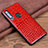 Funda Lujo Cuero Carcasa R04 para Huawei Honor 10i Rojo