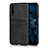 Funda Lujo Cuero Carcasa R04 para Huawei Honor 20 Negro