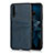 Funda Lujo Cuero Carcasa R04 para Huawei Honor 20S Azul