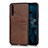 Funda Lujo Cuero Carcasa R04 para Huawei Honor 20S Marron