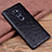 Funda Lujo Cuero Carcasa R04 para Huawei Mate 20 X 5G Negro