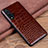 Funda Lujo Cuero Carcasa R04 para Huawei Nova 5 Pro Marron