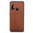 Funda Lujo Cuero Carcasa R04 para Huawei Nova 5i Marron