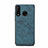 Funda Lujo Cuero Carcasa R04 para Huawei P30 Lite Azul