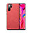 Funda Lujo Cuero Carcasa R04 para Huawei P30 Pro Rojo