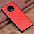 Funda Lujo Cuero Carcasa R04 para OnePlus 7T Rojo